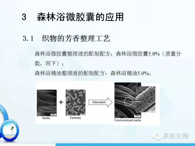 【技术交流】森林浴微胶囊研制及应用